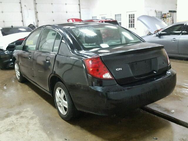 1G8AJ55F27Z122581 - 2007 SATURN ION LEVEL BLACK photo 3