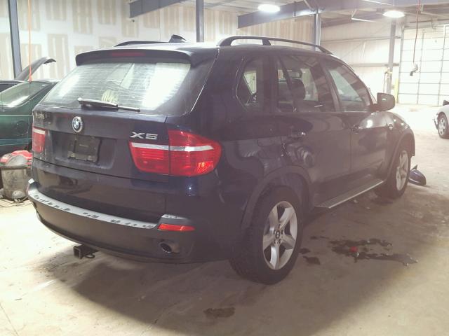 5UXFE43568L001186 - 2008 BMW X5 3.0I BLUE photo 4