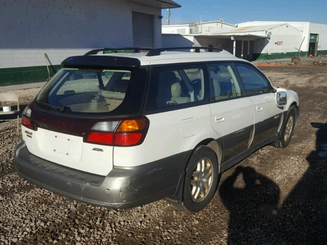 4S3BH6865Y7617832 - 2000 SUBARU LEGACY OUT WHITE photo 4