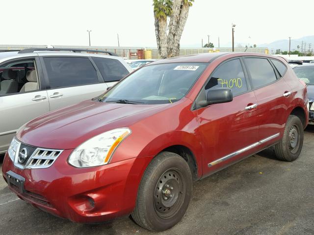 JN8AS5MV7BW299119 - 2011 NISSAN ROGUE S BURGUNDY photo 2