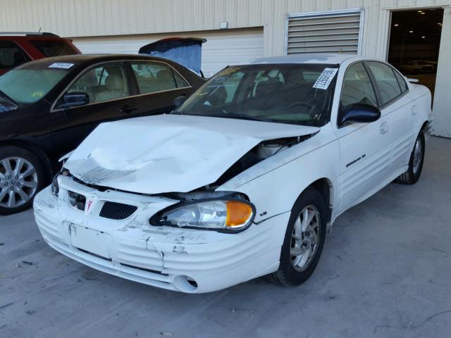 1G2NF52E02M510553 - 2002 PONTIAC GRAND AM S WHITE photo 2