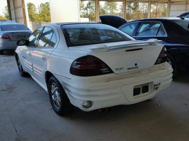 1G2NF52E02M510553 - 2002 PONTIAC GRAND AM S WHITE photo 3