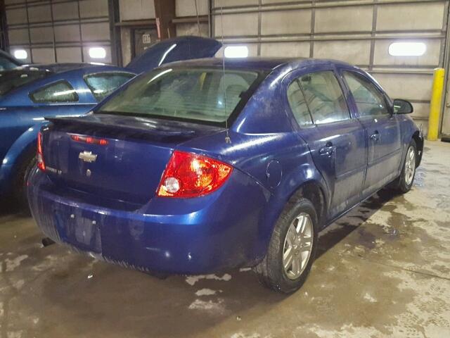 1G1AL55F477376880 - 2007 CHEVROLET COBALT LT BLUE photo 4