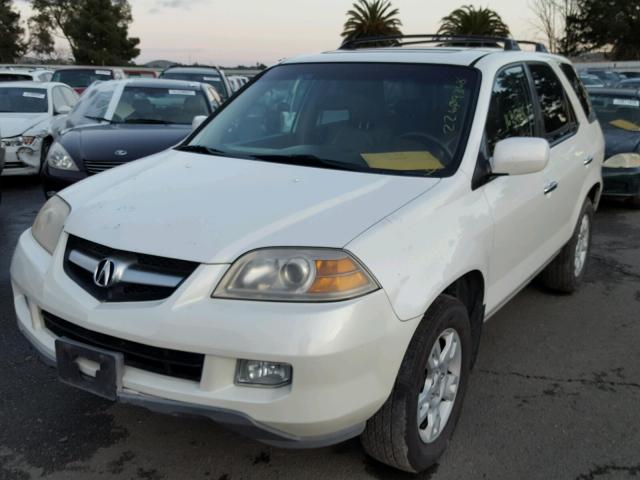 2HNYD18975H537932 - 2005 ACURA MDX TOURIN WHITE photo 2