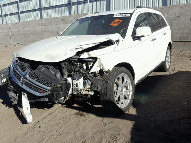 3C4PDDDG3ET241384 - 2014 DODGE JOURNEY LI WHITE photo 2