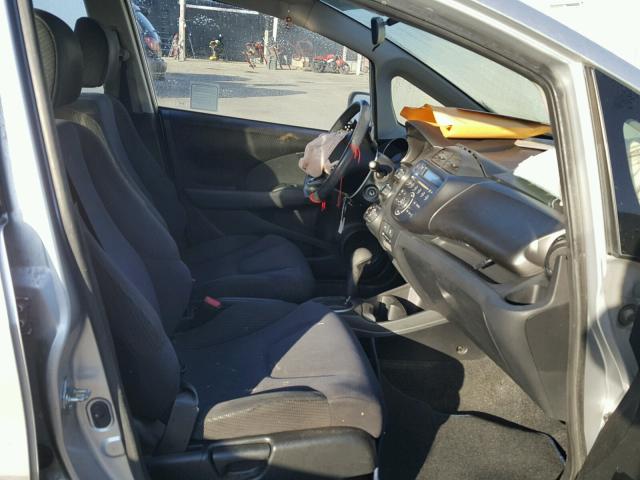 JHMGE8H53CC018055 - 2012 HONDA FIT SPORT SILVER photo 5