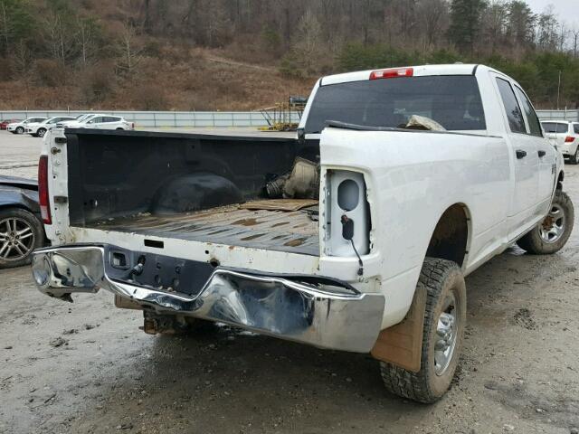 3D73Y3CL9BG526757 - 2011 DODGE RAM 3500 WHITE photo 4