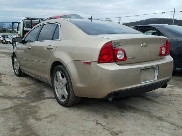 1G1ZJ57798F276442 - 2008 CHEVROLET MALIBU 2LT GOLD photo 3