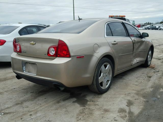 1G1ZJ57798F276442 - 2008 CHEVROLET MALIBU 2LT GOLD photo 4