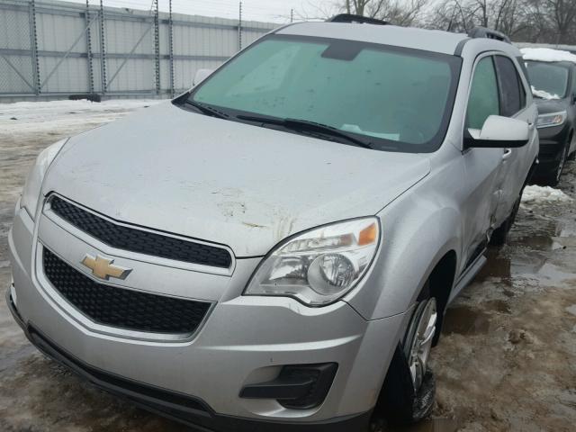 2GNALDEKXC1230982 - 2012 CHEVROLET EQUINOX LT SILVER photo 2