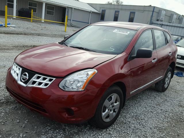 JN8AS5MV7DW117874 - 2013 NISSAN ROGUE S RED photo 2