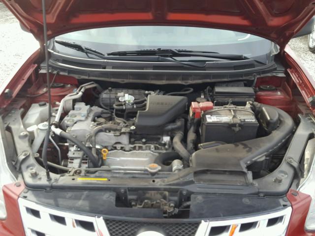 JN8AS5MV7DW117874 - 2013 NISSAN ROGUE S RED photo 7