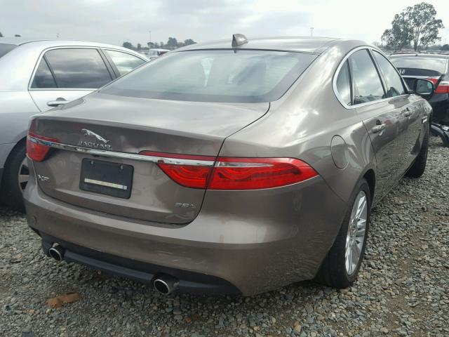 SAJBD4BV4HCY41151 - 2017 JAGUAR XF PREMIUM BROWN photo 4