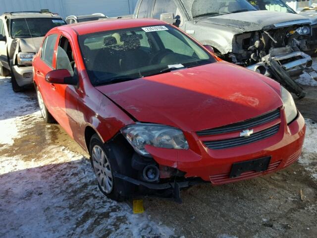 1G1AT58H397246153 - 2009 CHEVROLET COBALT LT RED photo 1