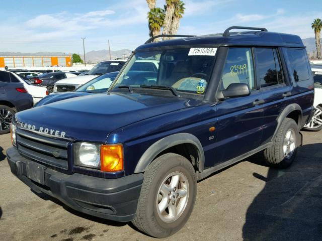 SALTL15452A741918 - 2002 LAND ROVER DISCOVERY BLUE photo 2