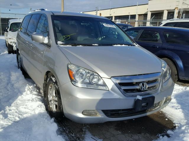 5FNRL38496B056486 - 2006 HONDA ODYSSEY EX SILVER photo 1