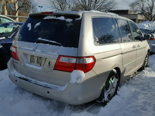 5FNRL38496B056486 - 2006 HONDA ODYSSEY EX SILVER photo 4