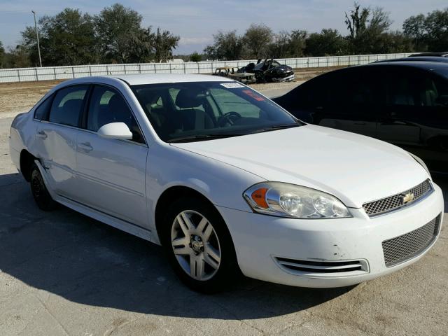 2G1WG5E37D1147182 - 2013 CHEVROLET IMPALA LT WHITE photo 1