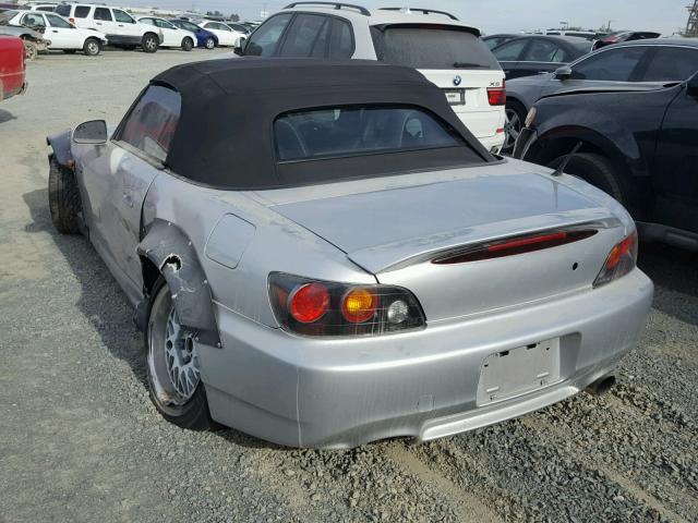 JHMAP214X5S001857 - 2005 HONDA S2000 SILVER photo 3