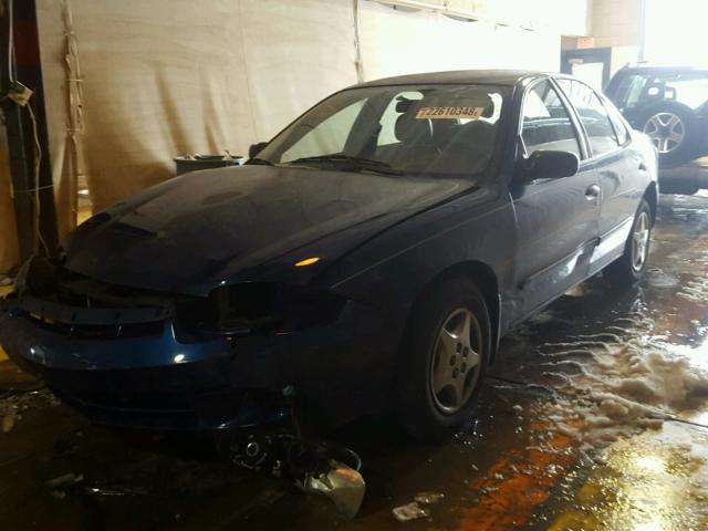 1G1JC52F537386736 - 2003 CHEVROLET CAVALIER BLUE photo 2