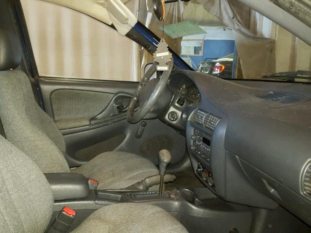 1G1JC52F537386736 - 2003 CHEVROLET CAVALIER BLUE photo 5