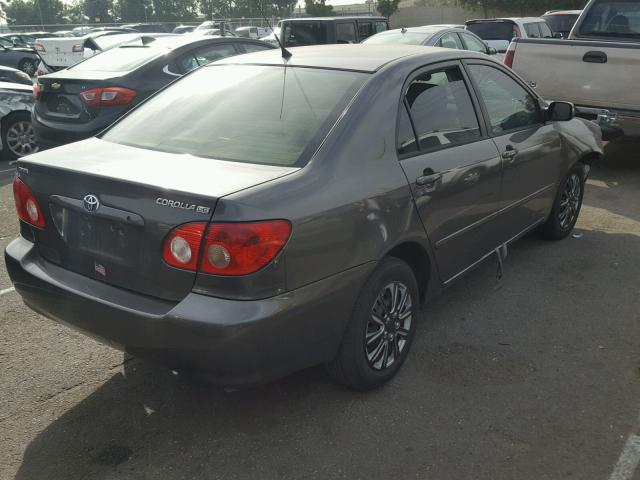 1NXBR32E17Z812172 - 2007 TOYOTA COROLLA CE CHARCOAL photo 4