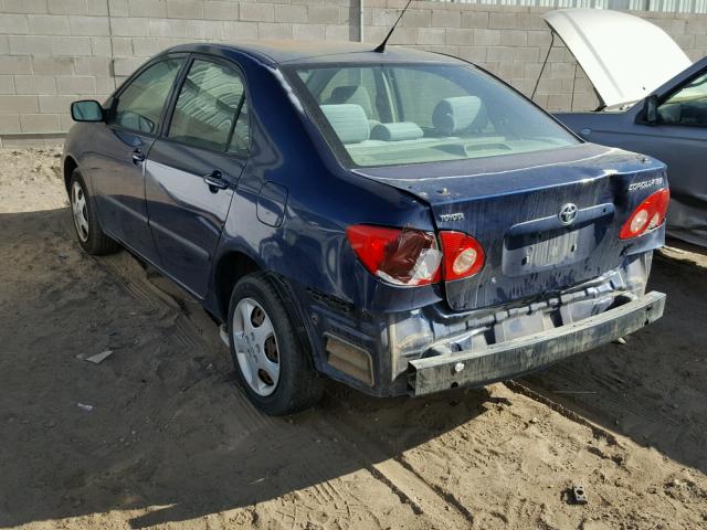 1NXBR32E95Z547479 - 2005 TOYOTA COROLLA CE BLUE photo 3