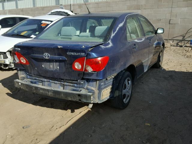 1NXBR32E95Z547479 - 2005 TOYOTA COROLLA CE BLUE photo 4