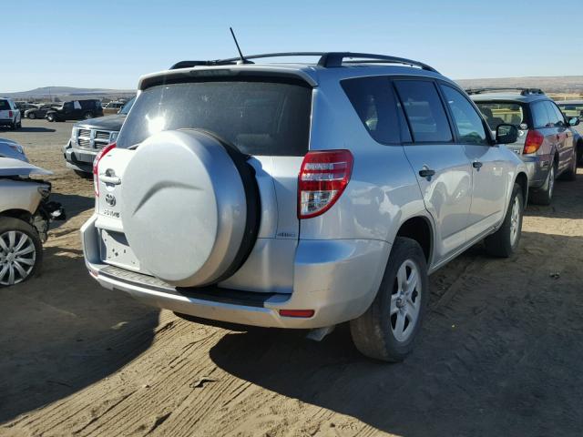 2T3BF4DVXCW185940 - 2012 TOYOTA RAV4 SILVER photo 4