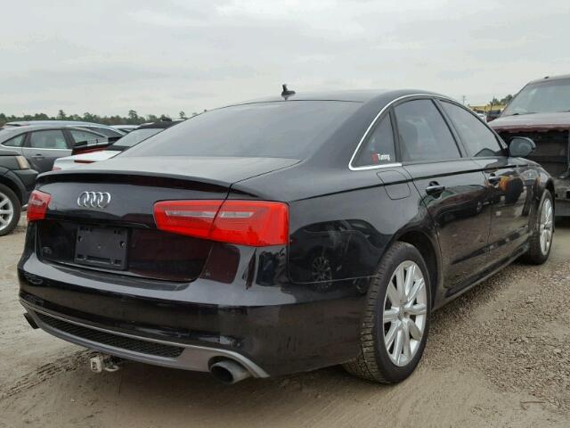 WAUHGAFC2DN056548 - 2013 AUDI A6 PRESTIG BLACK photo 4