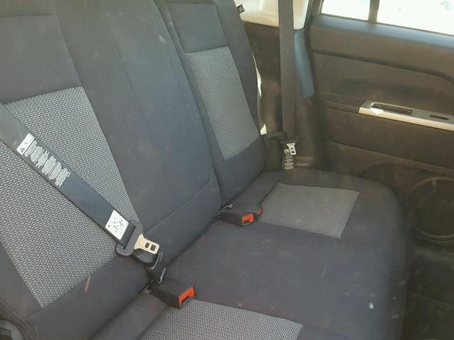 1J8FF47W78D515682 - 2008 JEEP COMPASS SP BLACK photo 6