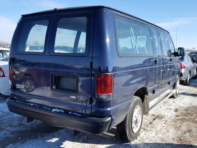 1FMNE1BW7BDA89541 - 2011 FORD ECONOLINE BLUE photo 4