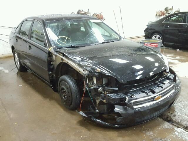 2G1WT58K981362342 - 2008 CHEVROLET IMPALA LT BLACK photo 1