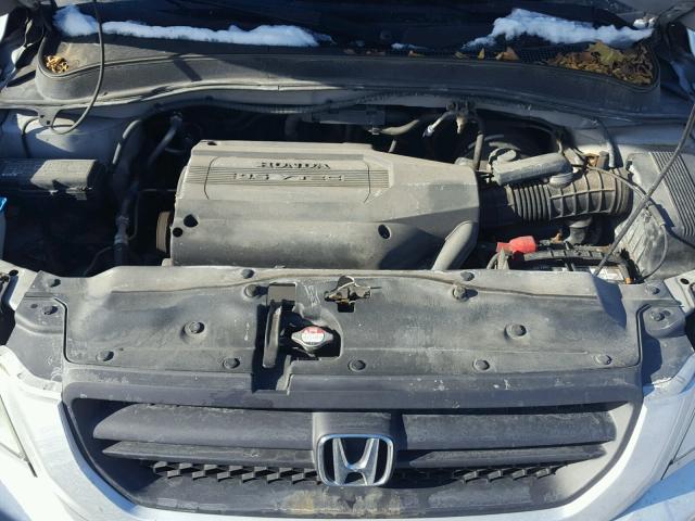 2HKYF18624H598021 - 2004 HONDA PILOT EXL GRAY photo 7