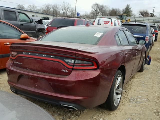2C3CDXCT3JH122790 - 2018 DODGE CHARGER R/ MAROON photo 4