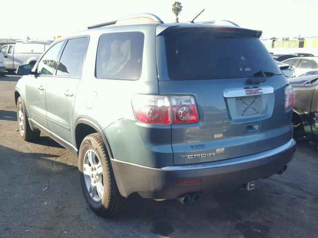 1GKER13D59J135907 - 2009 GMC ACADIA SLE GREEN photo 3