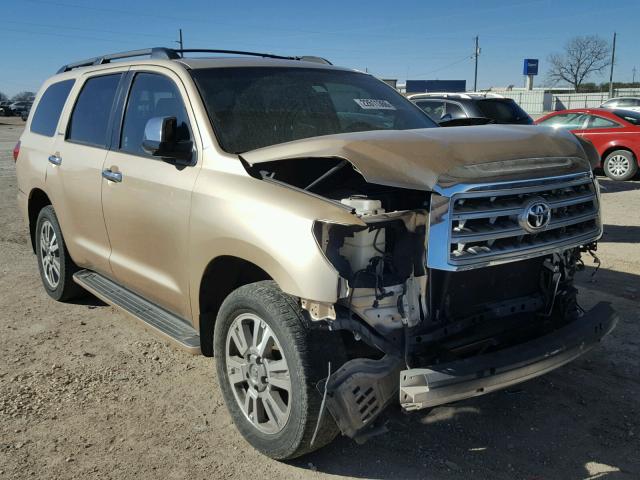 5TDYY5G16AS024535 - 2010 TOYOTA SEQUOIA PL GOLD photo 1