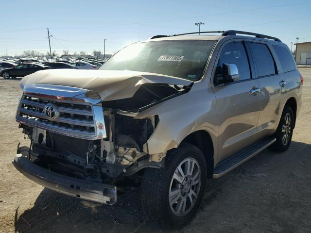 5TDYY5G16AS024535 - 2010 TOYOTA SEQUOIA PL GOLD photo 2