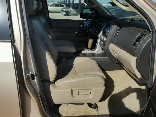 5TDYY5G16AS024535 - 2010 TOYOTA SEQUOIA PL GOLD photo 5