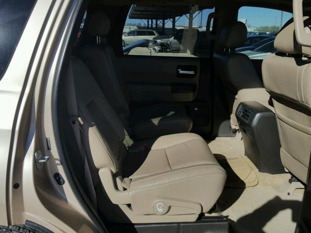 5TDYY5G16AS024535 - 2010 TOYOTA SEQUOIA PL GOLD photo 6