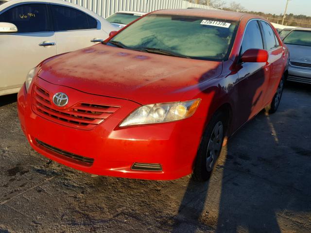 4T1BE46K37U039321 - 2007 TOYOTA CAMRY NEW RED photo 2