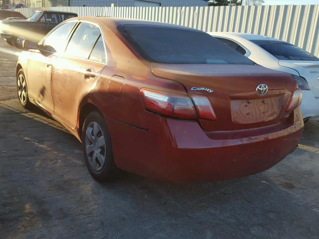 4T1BE46K37U039321 - 2007 TOYOTA CAMRY NEW RED photo 3