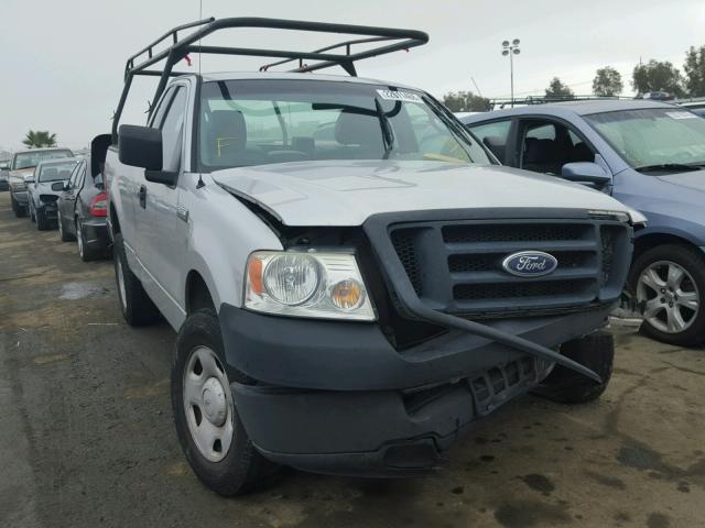 1FTRF12295NB11442 - 2005 FORD F150 GRAY photo 1