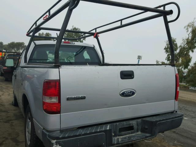 1FTRF12295NB11442 - 2005 FORD F150 GRAY photo 3