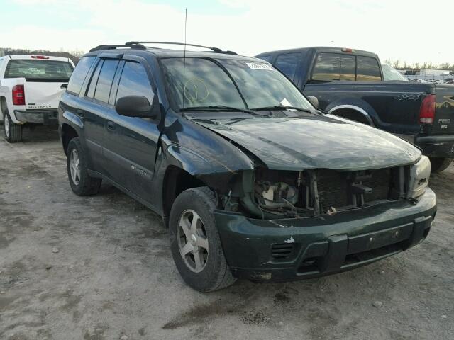 1GNDT13S642285879 - 2004 CHEVROLET TRAILBLAZE GREEN photo 9