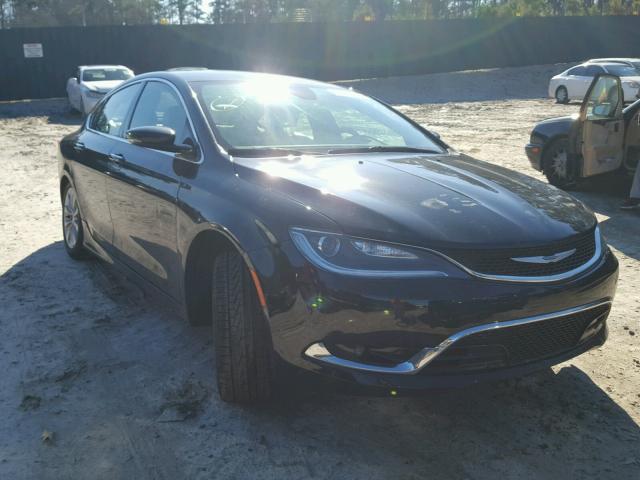 1C3CCCCBXFN643538 - 2015 CHRYSLER 200 C BLACK photo 1