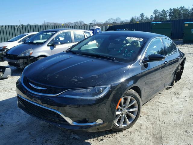 1C3CCCCBXFN643538 - 2015 CHRYSLER 200 C BLACK photo 2