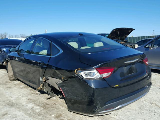 1C3CCCCBXFN643538 - 2015 CHRYSLER 200 C BLACK photo 3