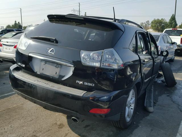 JTJGA31U550052999 - 2005 LEXUS RX 330 BLACK photo 4