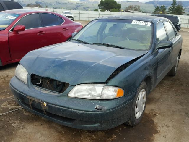 1YVGF22C6W5739377 - 1998 MAZDA 626 DX GREEN photo 2